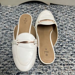 Call It Spring White Mules